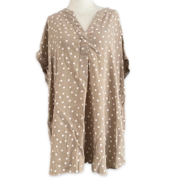 RACHEL Rachel Roy Tops - Rachel Roy Polka Dot Sleeveless Top